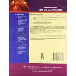 Fundamentals of Heat and Mass Transfer book by C.P. Kothandaraman - Back Cover