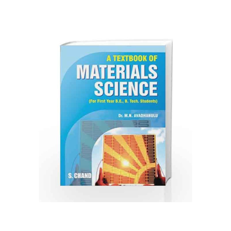 S. Chand\'s Material Science by M.N. Avadhanulu Book-9788121930864