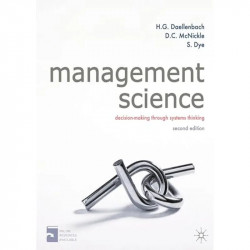 Management Science: Decision-making through systems thinking book by Hans Daellenbach, Donald McNickle - Back Cover