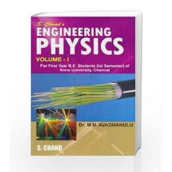 Engineering Physics - Vol. 1 by M.N. Avadhanulu Book-9788121932240