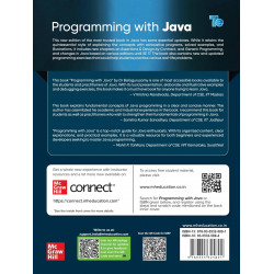 Programming with Java | 7th Edition | E. Balagurusamy book by E. Balagurusamy - Back Cover