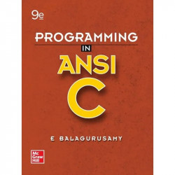 Programming in ANSI C | 9th Edition | Balagurusamy book by E Balagurusamy - Back Cover