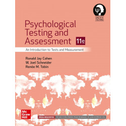 Psychological Testing and Assessment | 11th Edition | Ronald Jay Cohen, W. Joel Schneider & Renee Tobin | Covers Psychologic…