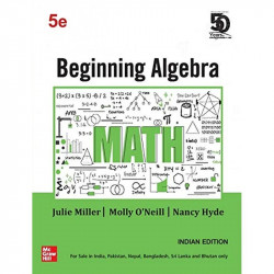BEGINNING ALGEBRA, 5TH EDITION book by Julie Miller, Molly O'Neill - Back Cover
