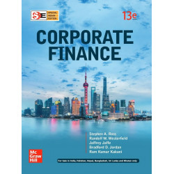 Corporate Finance | 13 Edition | Indian Edition book by (Late) Stephen A. Ross, Randolf W. Westerfield