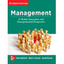 Management: A Global, Innovative and Entrepreneurial Perspective (15th Edition) book by Heinz Weihrich, Mark V Cannice
