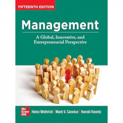 Management: A Global, Innovative and Entrepreneurial Perspective (15th Edition) book by Heinz Weihrich, Mark V Cannice - Back Co