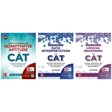 Arun Sharma CAT combo - Quantitative Aptitude + Logical Reasoning + Data Interpretation for CAT 2024 Exam | Latest edition 2…