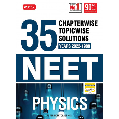 MTG 35 Years NEET Previous Year Solved Question Papers with NEET Chapterwise Topicwise Solutions - Physics For NEET Exam 202…
