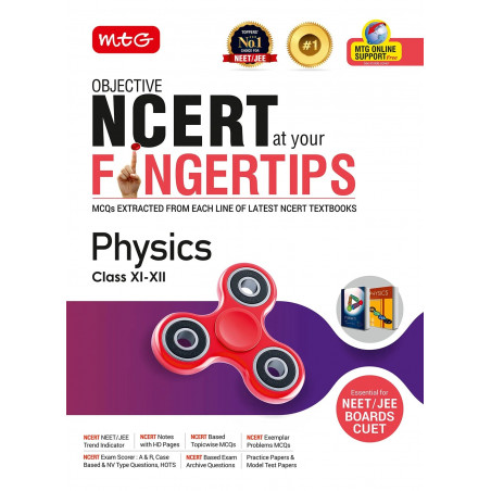 MTG Objective NCERT at your FINGERTIPS Physics - NCERT Notes with HD Pages, Based on NCERT Exam Archive Questions, NEET-JEE…