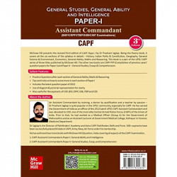 CAPF - Assistant Commandant Exam (Paper-1): General Studies, General Ability and Intelligence (English | 3rd Edition) | BSF|… -
