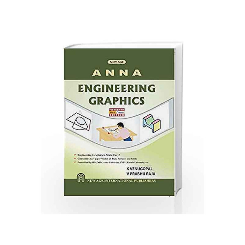 Engineering Graphics (As Per Anna University) by K. Venugopal Book-9788122440065