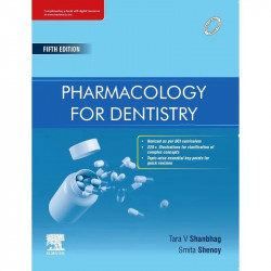 PHARMACOLOGY FOR DENTISTYR WITH ACCESS CODE 5ED (PB 2025) book by Tara V. Shanbhag, Smita Shenoy
