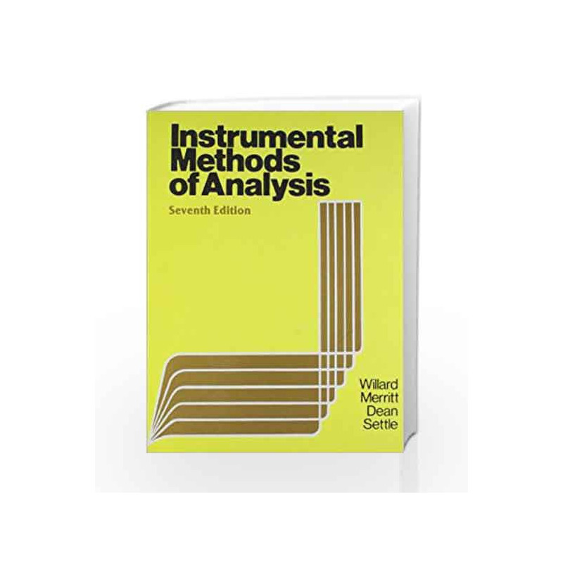 Instrumental Methods of Analysis by Willard Book-9788123909431