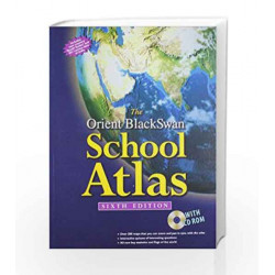 The Orient BlackSwan School Atlas (with CD-ROM) (OBS School Atlas) by Sangam Books (India) Pvt. Ltd Book-9788125044758