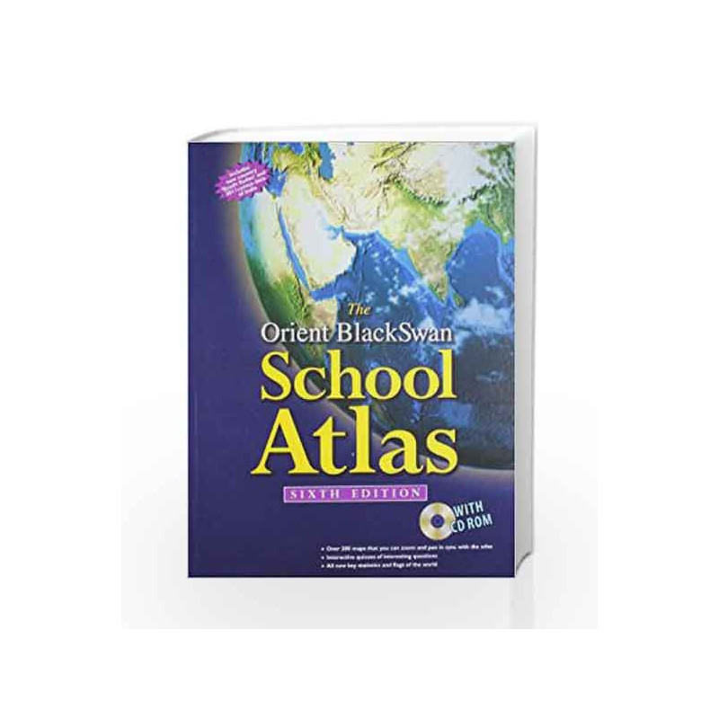 The Orient BlackSwan School Atlas (with CD-ROM) (OBS School Atlas) by Sangam Books (India) Pvt. Ltd Book-9788125044758
