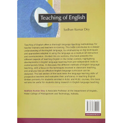 TEACHING OF ENGLISH book by Day - Back Cover