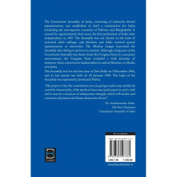 History and Debate of Constituent Assembly of India book by Dr. Kartikeswara Patra - Back Cover