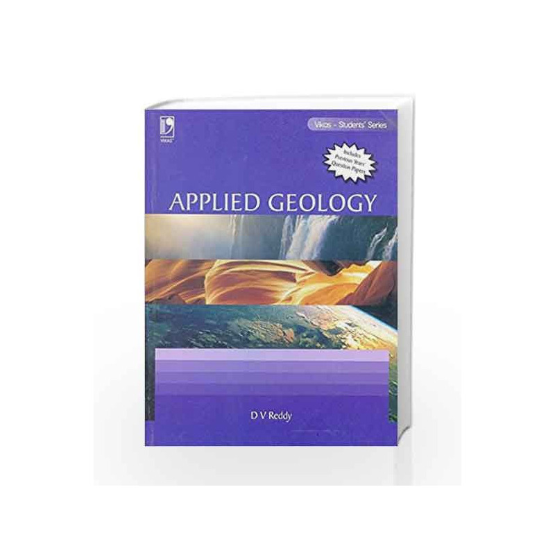 Applied Geology (Anna) by D.V. Reddy Book-9788125939351