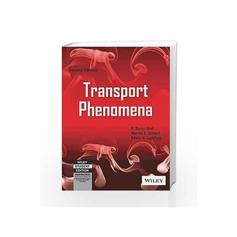 Transport Phenomena, 2ed by R. Byron Bird Book-9788126508082