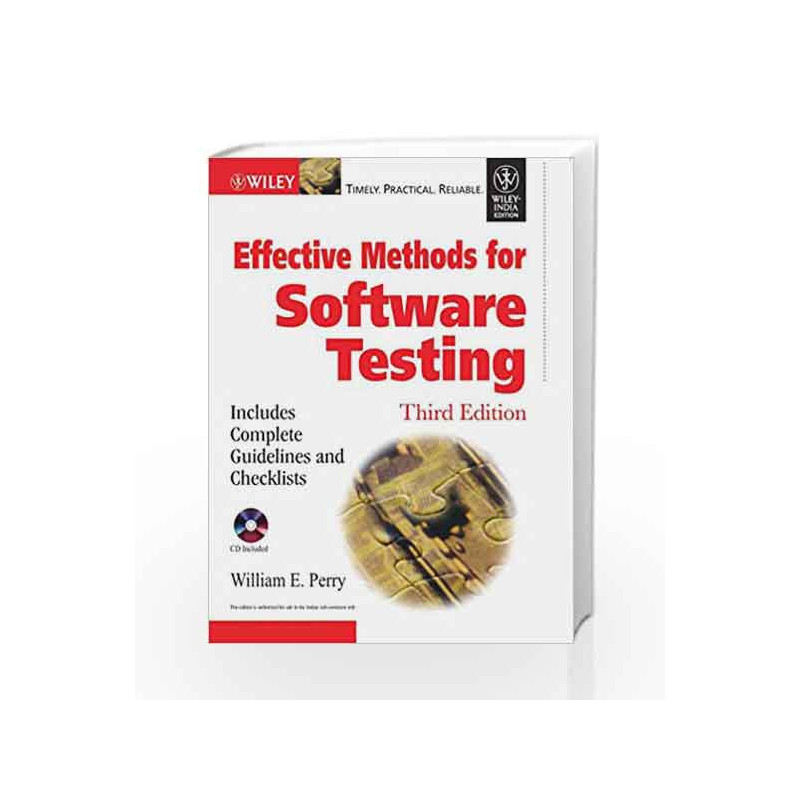 Effective Methods for Software Testing by JOLLEY. Book-9788126508938