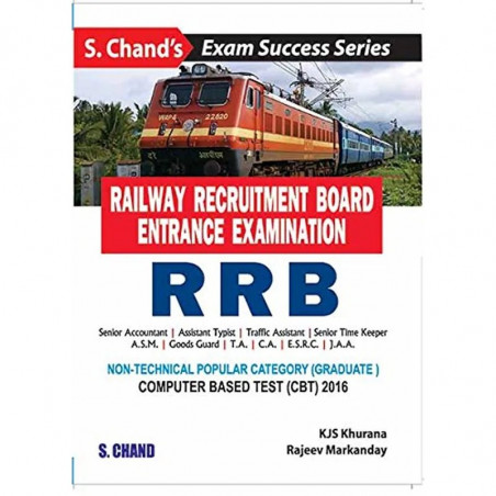 Railway Recruitment Board (Non-Tech Category) Graduate Level (CBT) 2016 book by Khurana K.J.S., Markanday Rajeev