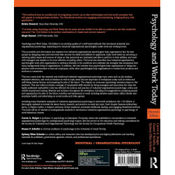 PSYCHOLOGY AND WORK TODAY book by Emma Shuttleworth Richard Huggett - Additional Image 3