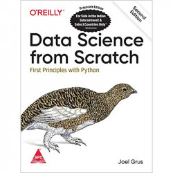 Data Science From Scratch: First Principles with Python, Second Edition (Greyscale Indian Edition) book by Joel Grus - Back Cove