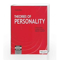 Theories of Personality, 4ed by Gardner Lindzey, John B. Campbell Calvin S. Hall Book-9788126510924