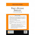 Percy Bysshe Shelley - Selected Poems (A Critical Evaluation by Dr. S. Sen) book by Dr. S Sen, Dr. G S Mansukhani - Back Cover