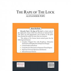 The Rape of the Lock book by S Sen - Back Cover