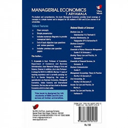 Managerial Economics book by Aryamala T - Back Cover