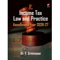 Income Tax Law and Practice, 8e book by Srinivasan T