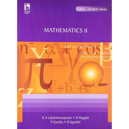 Mathematics - II (Anna) book by K.A. Lakshminarayanan, K. Megalai