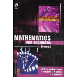 Mathematics for Engineers Volume 2 book by K.A. Lakshminarayanan, K. Megalai