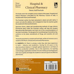 Hospital And Clinical Pharmacy: Theory And Practicals book by K. Sampath - Additional Image 3