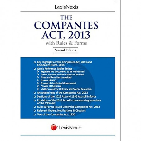 The Companies Act,2013 with Rules and Forms book by Vinod Kothari