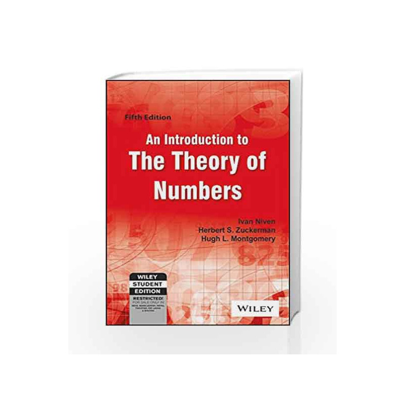 An Introduction to the Theory of Numbers, 5ed by Ivan Niven Book-9788126518111