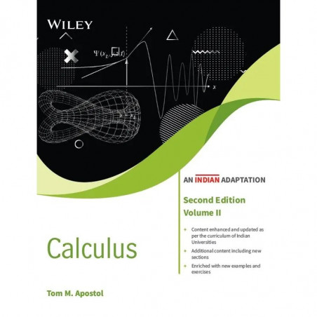 Calculus, Vol II, 2ed, An Indian Adaptation | New | BS | e | k book by Tom M. Apostol; Wiley Editorial Team