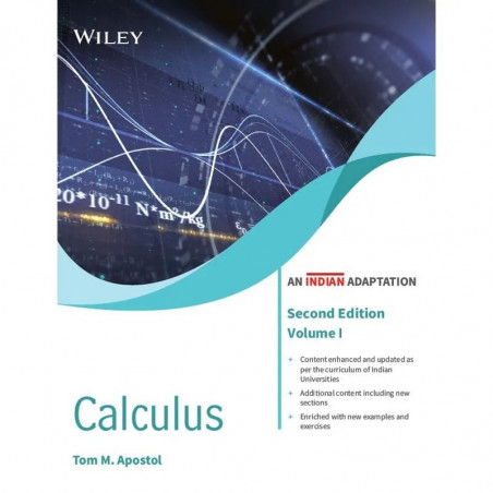 Calculus, Vol I, 2ed, An Indian Adaptation | New | BS | e | k book by Tom M. Apostol; Dr. Jitender Singh; Dr. Suraj Goyal