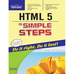 HTML 5 in Simple Steps book by Kogent Learning Solutions Inc. - Back Cover