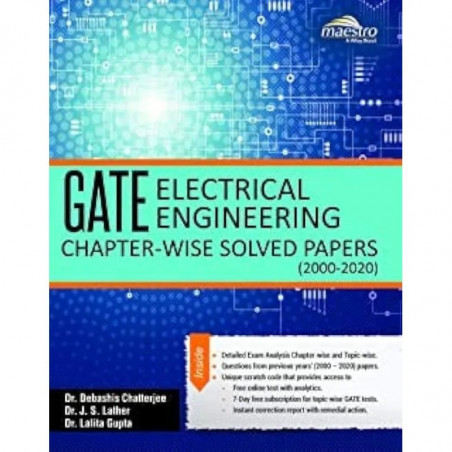 J/W GATE Electrical Engineering Chapter-Wise Solved Papers (2000-2020) | e book by Dr. Debashis Chatterjee, Dr. J. S. Lather