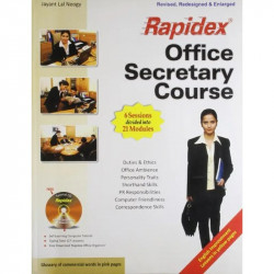 SETRAPIDEX OFFICE SECRETARY COURSE book by Jayant Lal Neogy - Back Cover