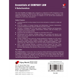 Essentials of Company Law book by Dr. V. Balachandran - Additional Image 3