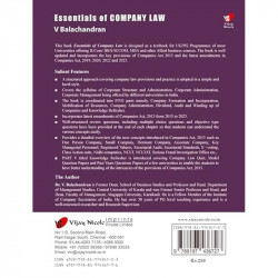 Essentials of Company Law book by Dr. V. Balachandran - Additional Image 4