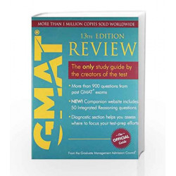 GMAT 13th Edition Review: The only Study Guide by the Creators of the Test: The Official Guide by GMAC Book-9788126535156