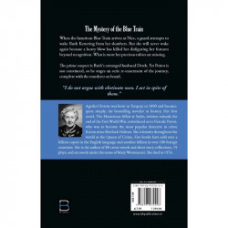 THE MYSTERY OF THE BLUE TRAIN book by Agatha Christie - Back Cover