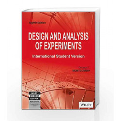 Design and Analysis of Experiments, 8ed, ISV (WSE) by GARY CHAPMAN Book-9788126540501