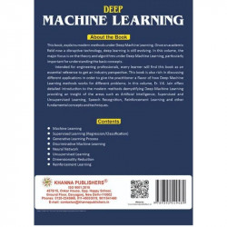 Deep Machine Learning (AVAILABLE AT KHANNA PUBLISHERS ) book by V.K.Jain - Back Cover