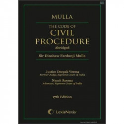 Mulla S The Code Of Civil Procedure (Abridged) book by Dinshaw Fardunji Mulla, Justice Deepak Verma